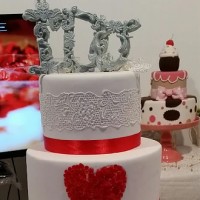 עוגת חתונה שלוש קומות