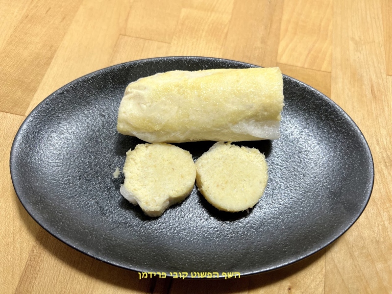 שום סולו כתוש קפוא בגלילים (נקניק) קל לשימוש עתידי טבעוני ללא גלוטן