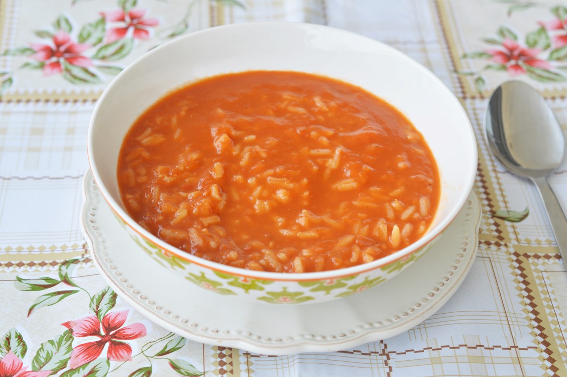 מתכון מרק עגבניות עם אורז