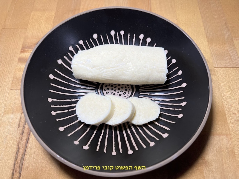 שום כתוש קפוא בגלילים(נקניק) לשימוש קל טבעוני ללא גלוטן