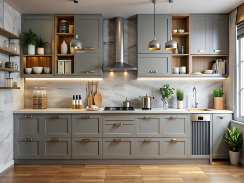 שדרוג המטבח עם פלטות עץ