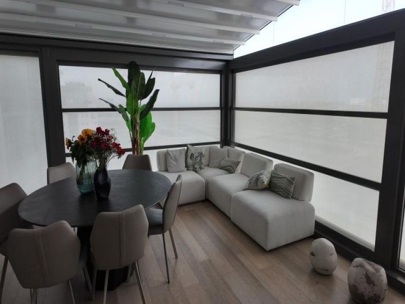 מסכי גלילה פתרון הצללה מתקדם