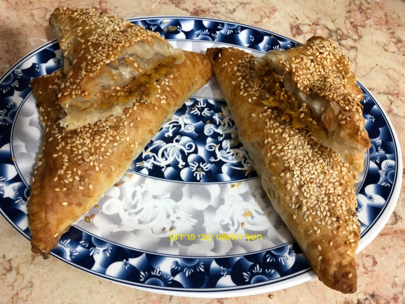 סמבוסק חומוס מבצק עלים בתנור