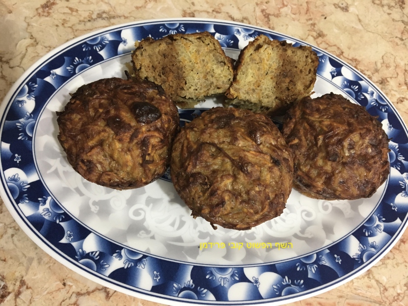 מיני פשטידות תפו"א בטטה וכרישה ללא גלוטן