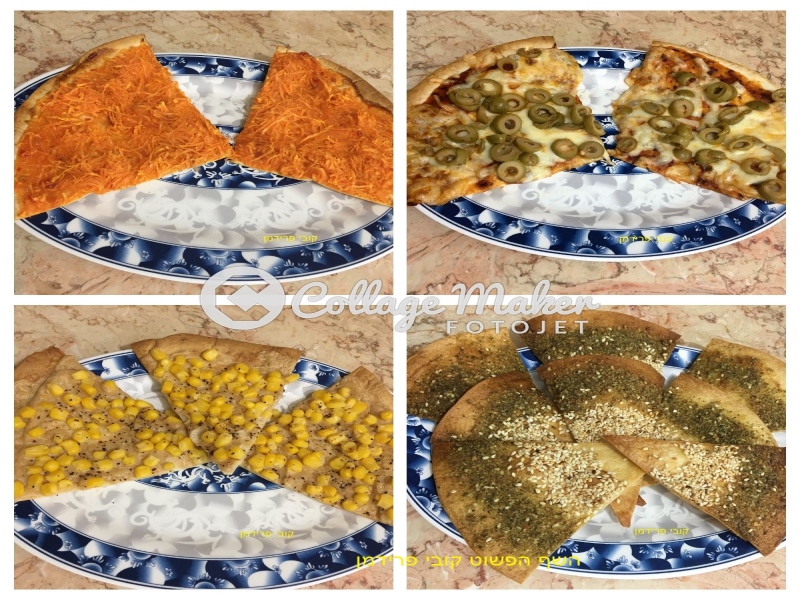 משולשי טורטייה בטעמים