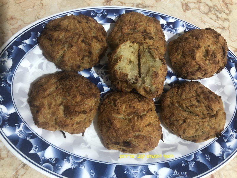 לביבות תפו"א טבעוניות ללא גלוטן אפויות בתנור