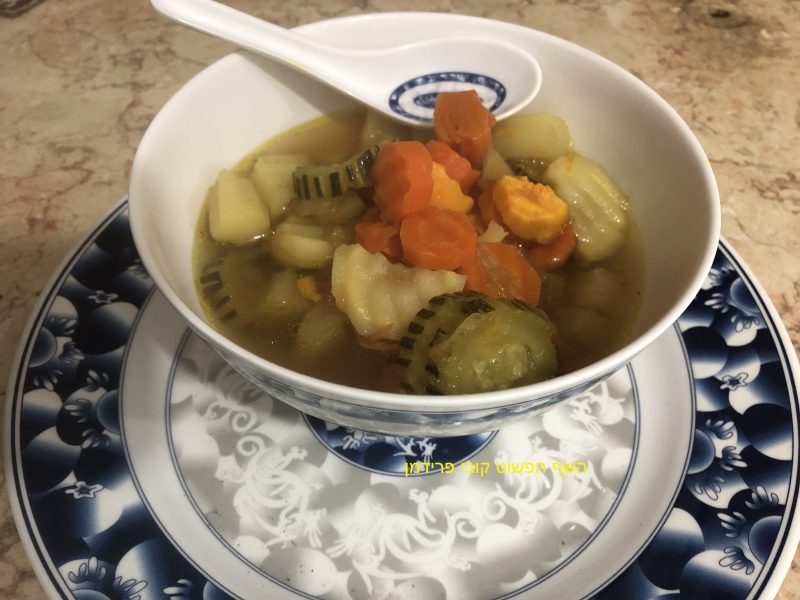 מרק ירקות חורפי משודרג ועשיר