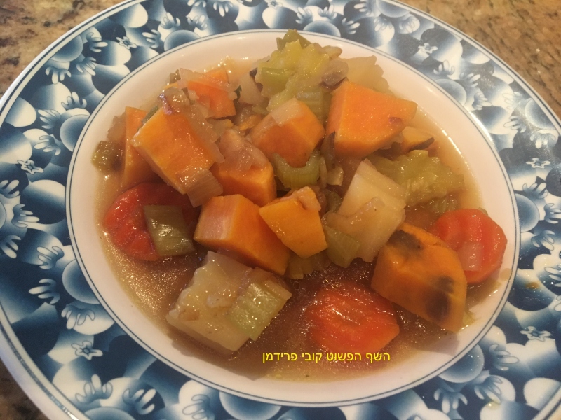 מרק ירקות אביבי עשיר