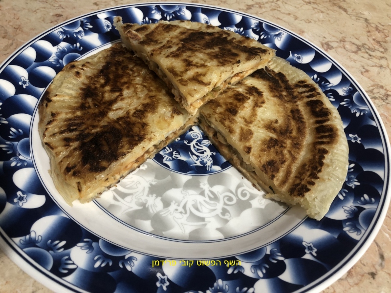 סמבומלווח פיצה זוגי במחבת