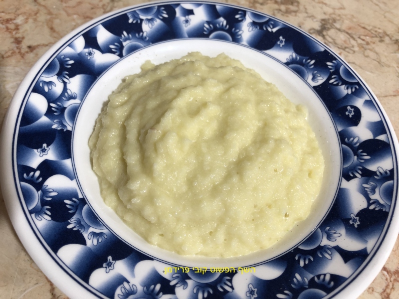 שום כתוש(מחית)אסלי לשימוש והקפאה