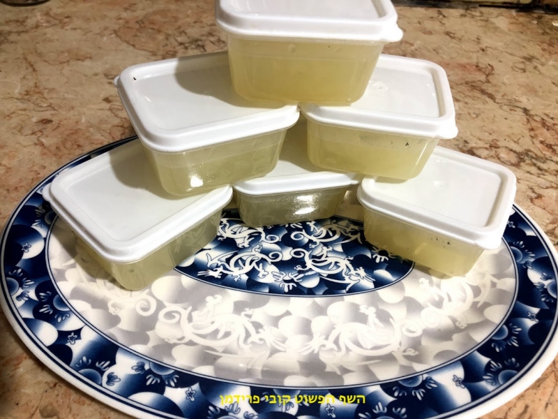 מיץ לימון ממיני לימונים לשימוש עתידי(הקפאה)