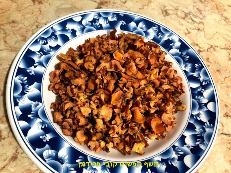 טבעות גזר מיובשות  לתבשילים מרקים ומאפים טבעי