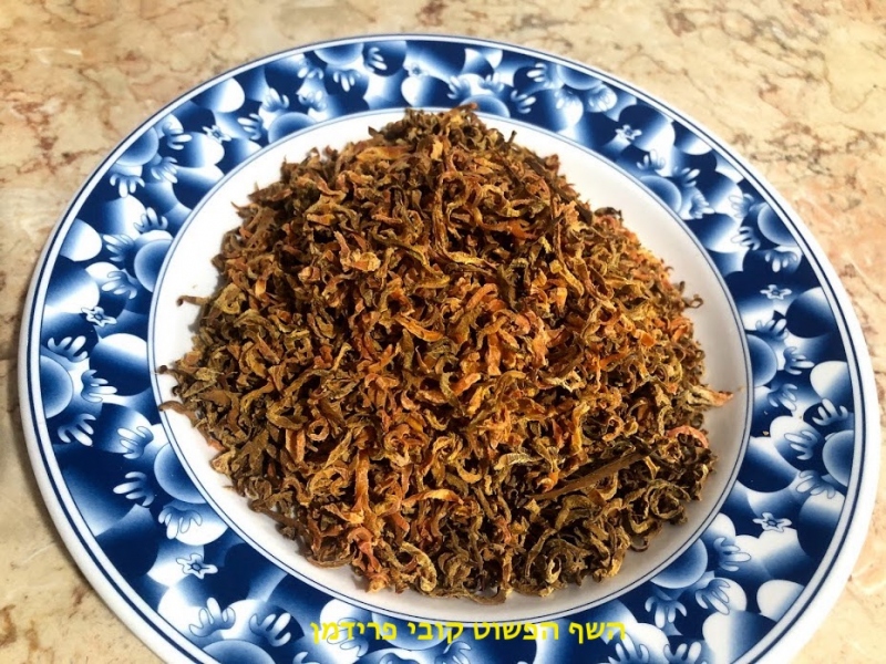 מקלוני גזר מיובשים למאפים מרקים ותבשילים טבעי