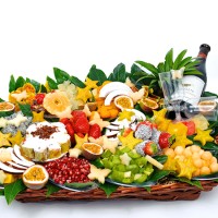 סלסלה VIP בשילוב סושי ויין