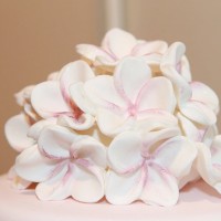 עוגת חתונה - כתר פרחים