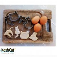 סט של ארבעה חותכני עוגיות בצורות שונות של חתול
מחיר: 42 ₪
