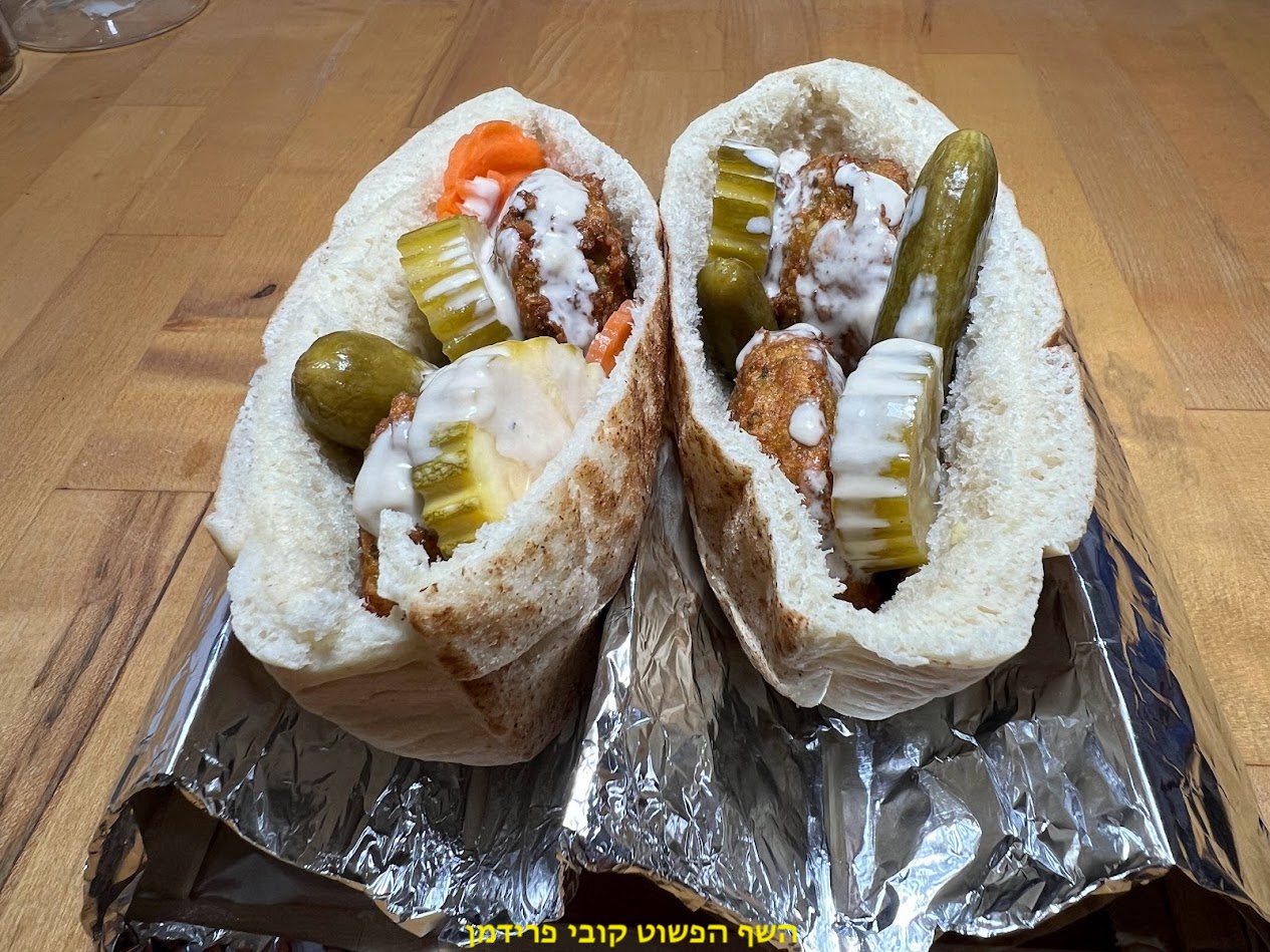 כדורי עופלאפל ירוק אסלי מטוגנים