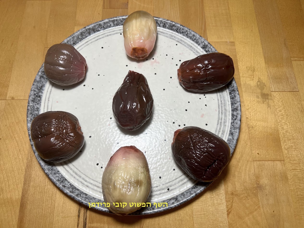 מיני חצילונים בצבעים כבושים פיקנטים