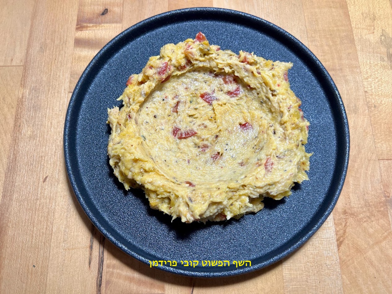 ממרח דלעת ערמונים עם טחינה ופלפל על האש בתחמיץ ממרח דלעת ערמונים עם טחינה ופלפל על האש בתחמיץ