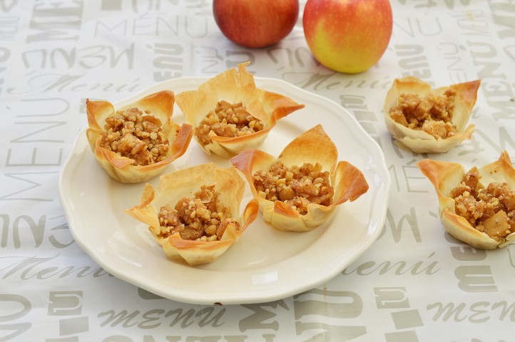 מתכון סלסלות פילו ותפוחים