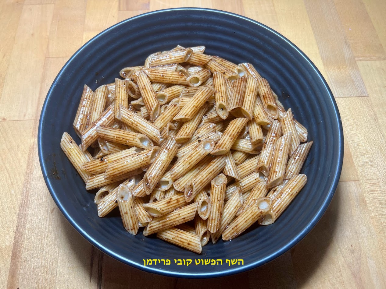 פסטה בתיבול קקאו סוכר וקינמון
